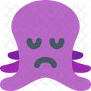 Octopus Sad Icon