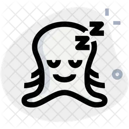 Octopus Sleeping Emoji Icon