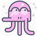 Octopus Wear Glasses Glasses Octopus Icon