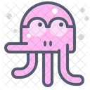 Octopus Wear Glasses Glasses Octopus Icon