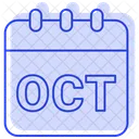 Octubre Invierno Mes Icon