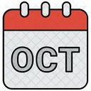 Octubre Verano Mes Icon