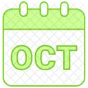 Octubre Invierno Mes Icon