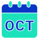 Octubre Invierno Mes Icon