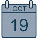 Octubre  Icono