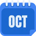 Octubre Octubre Mes De Octubre Icono