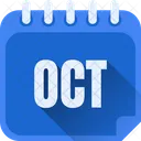 Octubre Octubre Mes De Octubre Icono