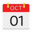 Octubre  Icono