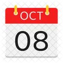 Octubre  Icono
