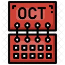 Mes de octubre  Icono