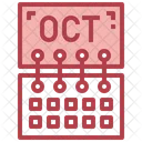 Mes de octubre  Icono