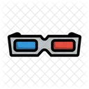 Oculos 3 D Oculos De Protecao 3 D Icon