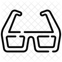 Óculos 3d  Ícone