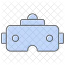 Oculos Vr Linear Cor Icone Ícone