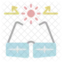 Oculos De Sol Uv Olho Ícone