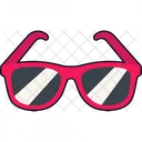 Oculos De Sol Vermelho Proteger Icon