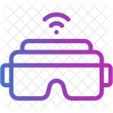 Oculos Vr Conexao Sem Fio Eletronicos Ícone