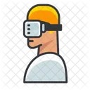 VR Oculos Homem Ícone