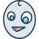 Odd Weird Peculiar Bizarre Quaint Pied Grotesque Mottled Emoji Icon