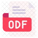 Odf Document File Icon