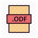Odf File Odf File Format Icon
