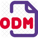 Odm File Audio File Audio Format Icon