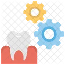 Diente Ajuste Odontologia Icono