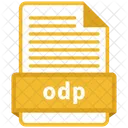 Odp File Formats Icon