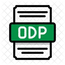 Odp opendocument presentation  Icon