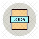 File Type Ods File Format Icon