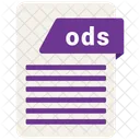 Ods File Format Icon