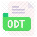 Odt Document File Icon
