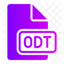 Odt Odt File Odt File Format Icon