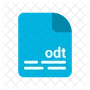 ODT Datei Dateiformat Datei Symbol