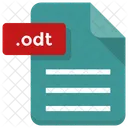 Odt Datei Blatt Symbol