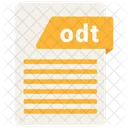 Odt File Formats Icon
