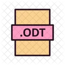 Odt File Odt File Format Icon