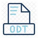 Odt Dokument Daten Symbol