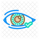 Oeil Contact Entretien Icône