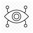 Oeil Artificiel Intelligence Artificielle Oeil Icône