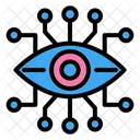 Oeil Bionique Surveillance Cyber Oeil Icône