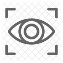 Oeil Scan Retine Icône
