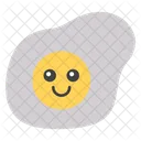 Oeuf Au Plat Emoji Emoticone Icône