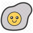 Oeuf Au Plat Emoji Emoticone Icône