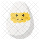 Comestible Oeuf Coquille Doeuf Icon