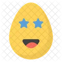 Oeuf Doeil Detoile Emoji Emoticone Icône