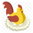 Œufs de poule  Icône