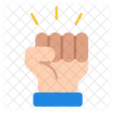 Raised Fist Empowerment Solidarity Icon