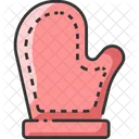 Oberer Handschuh Oben Mitte Mitte Icon