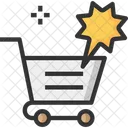 Carrito De Compras Oferta De Compras Publicidad De Compras Icono